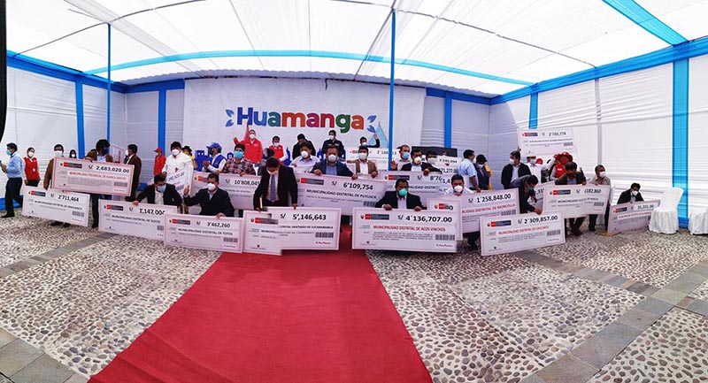 Gobierno transfiere recursos a la Municipalidad de Huamanga