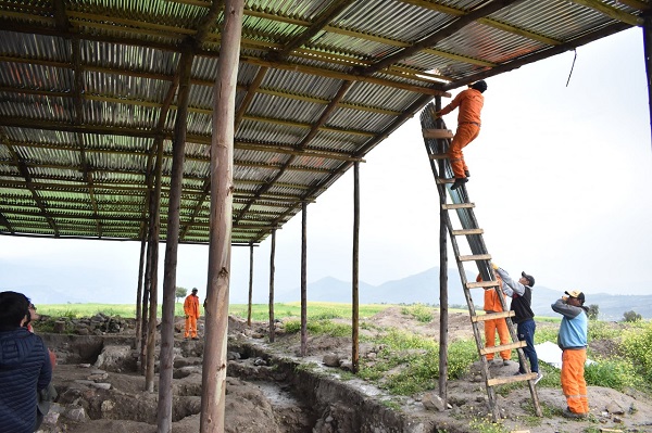 Se logró el techado del sitio arqueológico de Churucana